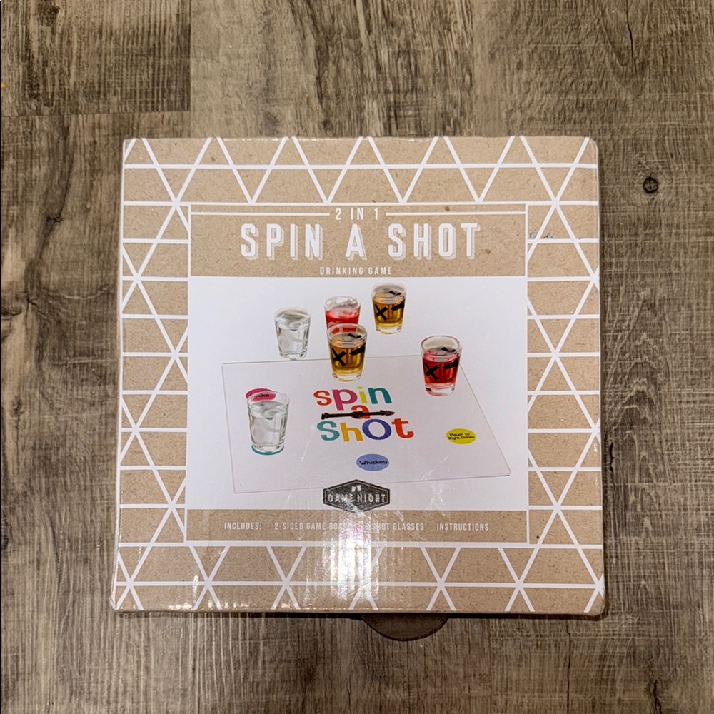 2-in-1 Spin A Shot Drinking Game - Multicolor